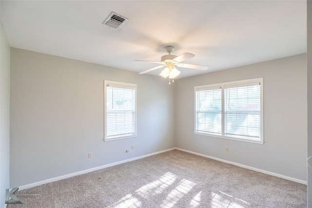 821 Cherry Ln, Clyde, TX 79510 - unfurnished room with carpet floors, ceiling fan, and baseboards