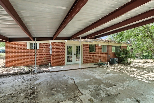 1423 W Ball St, Weatherford, TX 76086 - view of patio with french doors