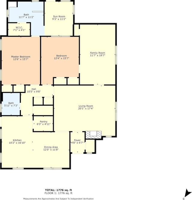2530 Colcord, Waco, TX 76707 - home floor plan