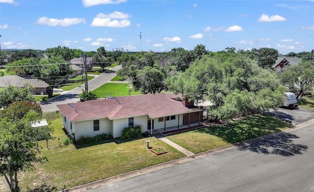 323 W Rentz St, Weatherford, TX 76086 - view from above of property