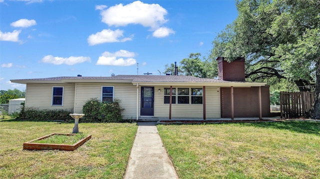 323 W Rentz St, Weatherford, TX 76086 - single story home featuring a chimney