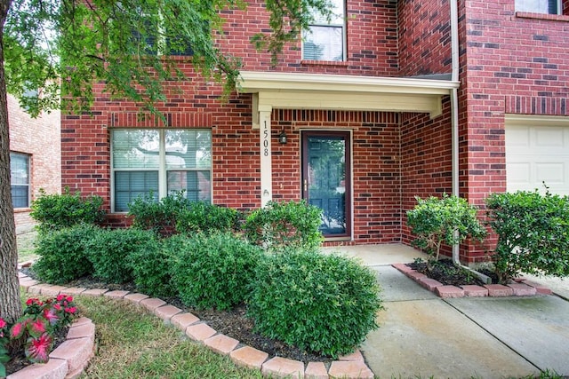 1508 Caymus Ct, Lewisville, TX 75067 - property entrance with brick siding