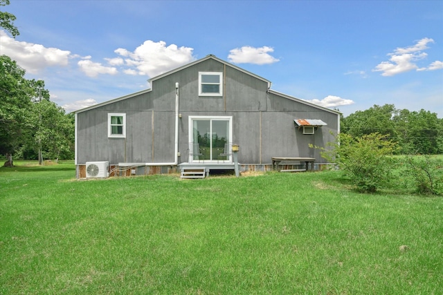 1083 Vz County Road 1319, Grand Saline, TX 75140 - back of property with a yard and a cooling unit
