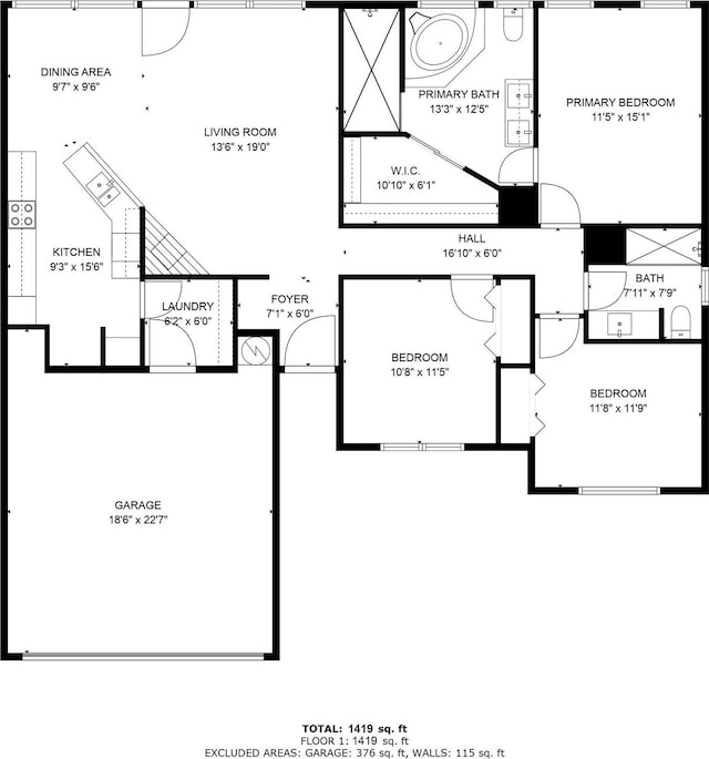 10328 Lone Pine Ln, Fort Worth, TX 76108 - property floor plan