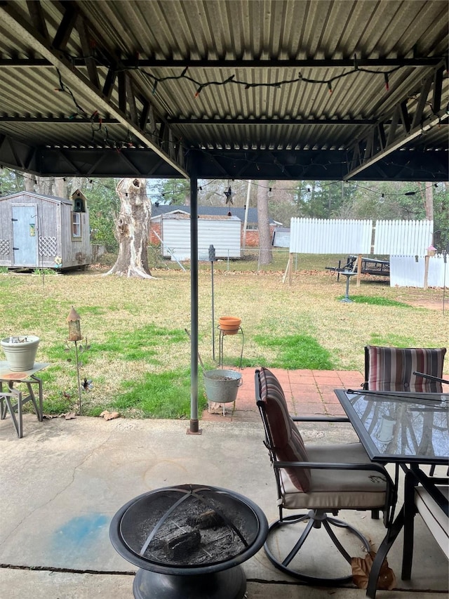 9008 Sara Ln Unit 1, Shreveport, LA 71118 - view of patio / terrace featuring outdoor dining space