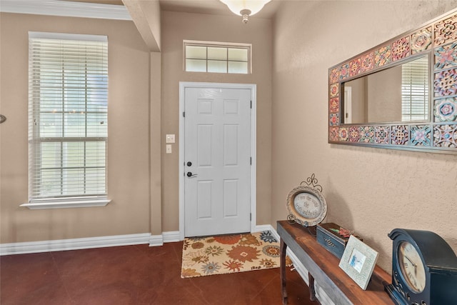 415 Stone Mountain Ct, Cresson, TX 76035 - tiled foyer with baseboards