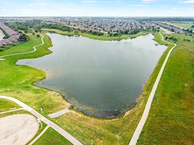 8400 Sioux Trl, Aubrey, TX 76227 - bird's eye view of a nearby body of water