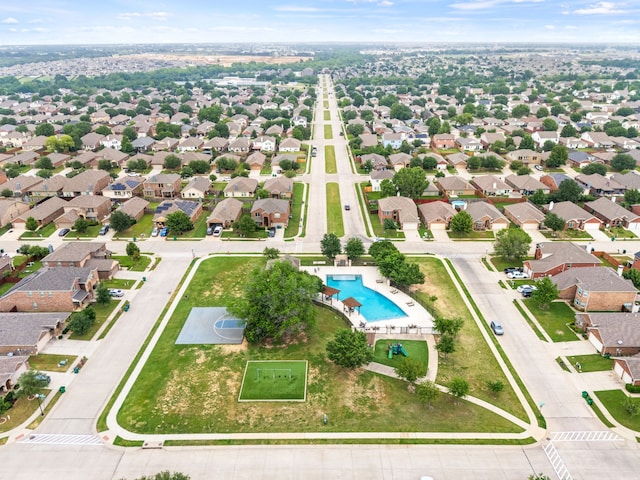 8400 Sioux Trl, Aubrey, TX 76227 - aerial view of a pool