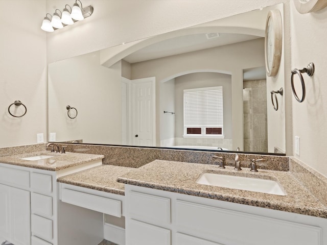 897 Clear Water Dr, Allen, TX 75013 - full bathroom with double vanity