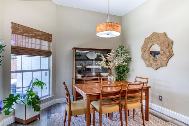 10108 Hunter Run, Frisco, TX 75035 - dining room with wood finished floors and baseboards