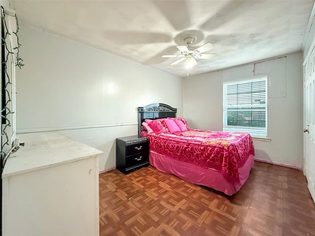 2725 Rustown Dr, Mesquite, TX 75150 - bedroom with a ceiling fan