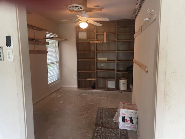 6506 Parkside Dr, Arlington, TX 76001 - interior space with a ceiling fan