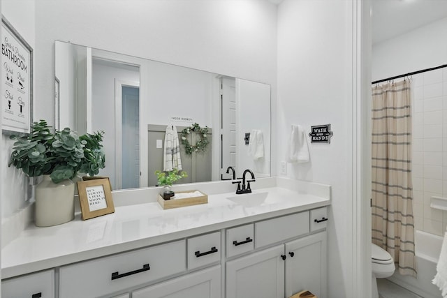 1809 Lithgow Rd, Celina, TX 75009 - bathroom with vanity, toilet, and shower / bath combo with shower curtain