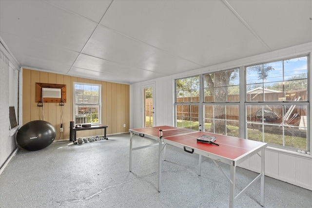 1705 Provincetown Ln, Richardson, TX 75080 - game room with speckled floor and baseboards