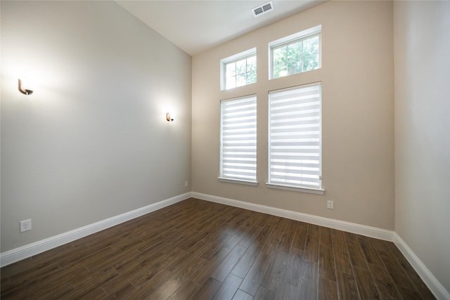 624 Ansley Way, Allen, TX 75013 - empty room with baseboards and dark wood finished floors