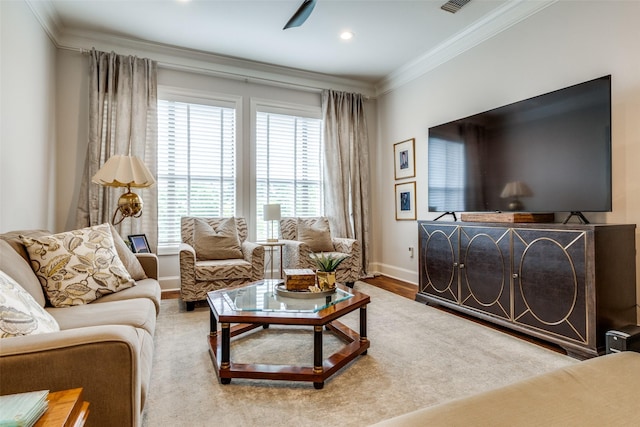 3303 Blackburn St Unit 402, Dallas, TX 75204 - living room with ornamental molding and baseboards