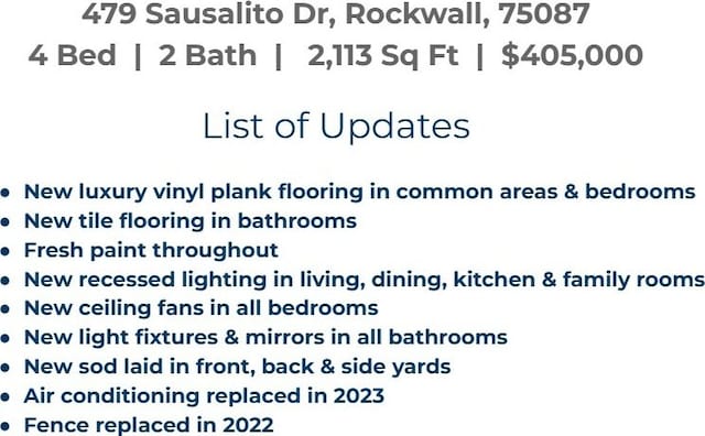 479 Sausalito Dr, Rockwall, TX 75087 - view of miscellaneous property collateral