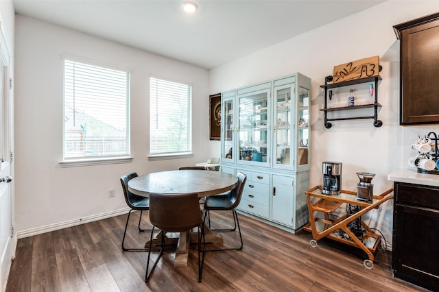 791 Evergreen St, Princeton, TX 75407 - dining space featuring dark wood-style flooring and baseboards