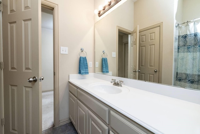 2324 Stone Creek Dr, Mckinney, TX 75072 - full bathroom featuring vanity and tile patterned floors