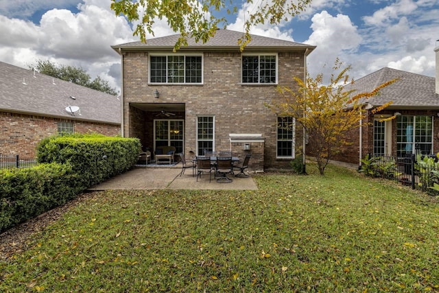 2324 Stone Creek Dr, Mckinney, TX 75072 - rear view of property featuring a patio area and brick siding