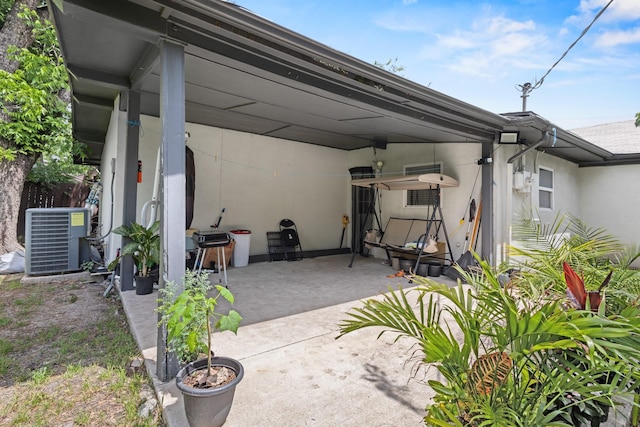 3607 Cortez Dr, Dallas, TX 75220 - view of patio / terrace with central AC