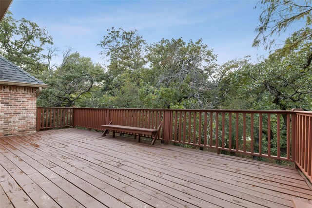 3206 Wintergreen Ter, Grapevine, TX 76051 - view of wooden deck