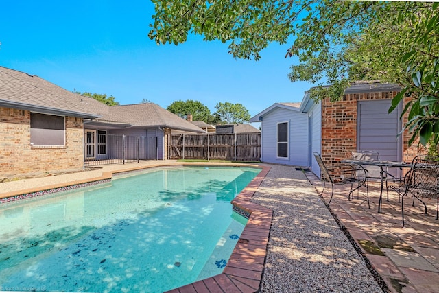 2810 Live Oak Dr, Rowlett, TX 75088 - view of pool with a patio area