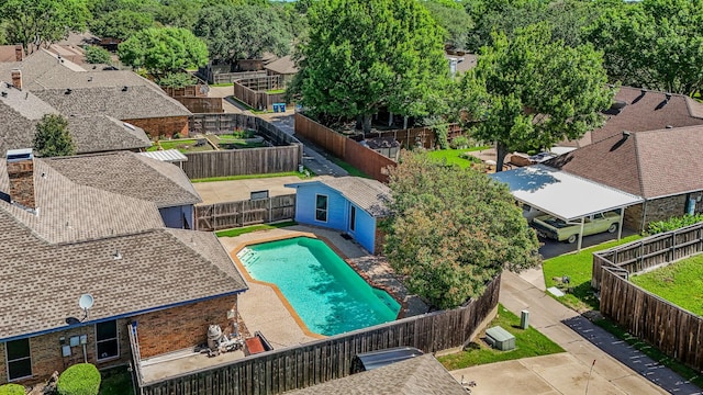 2810 Live Oak Dr, Rowlett, TX 75088 - bird's eye view of a pool