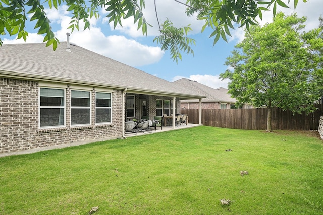3613 Texas Dall Ct, Mckinney, TX 75071 - fenced yard featuring a patio