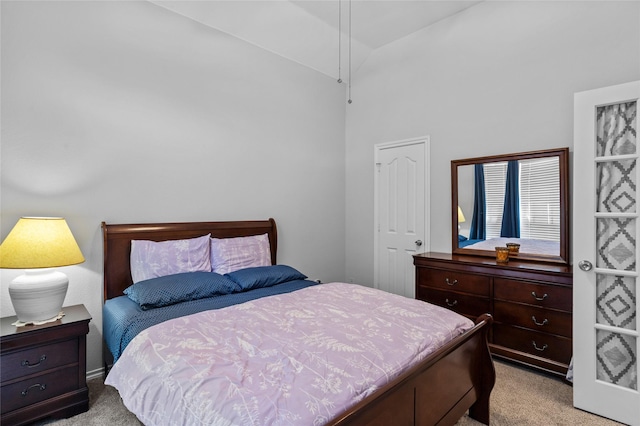 4824 Carolina Trace Trl, Fort Worth, TX 76244 - carpeted bedroom featuring high vaulted ceiling