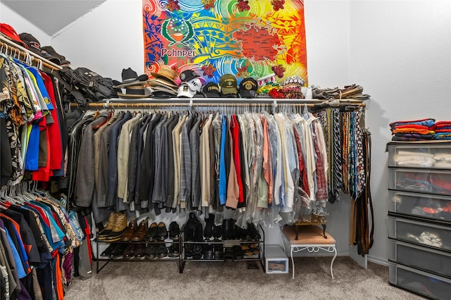 4824 Carolina Trace Trl, Fort Worth, TX 76244 - walk in closet featuring carpet flooring