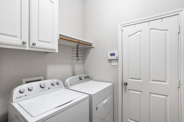 4824 Carolina Trace Trl, Fort Worth, TX 76244 - laundry room with separate washer and dryer and cabinet space