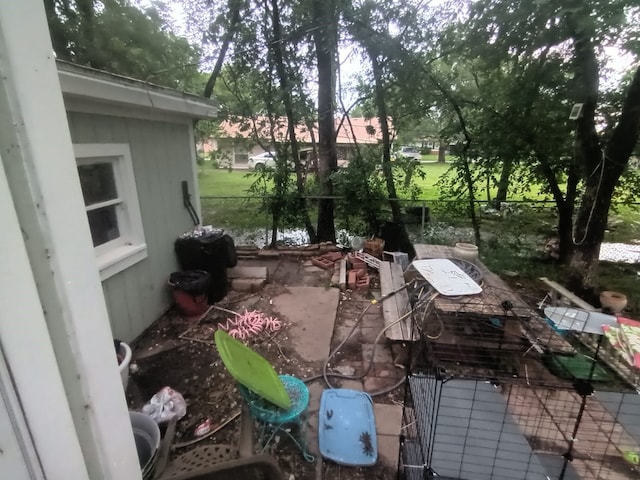 1123 Gilliam St, Bellmead, TX 76705 - view of patio