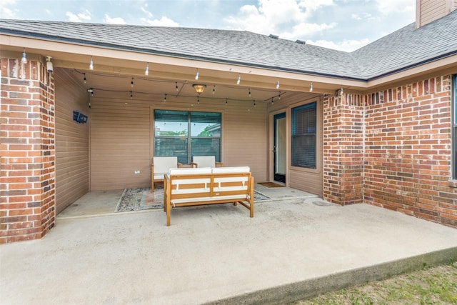 405 Lockwood Ln, Weatherford, TX 76087 - view of patio featuring an outdoor living space