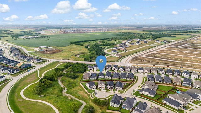 1041 Adair Rd, Prosper, TX 75078 - aerial view of property's location with nearby suburban area