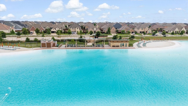 1041 Adair Rd, Prosper, TX 75078 - community pool with a residential view and a water view