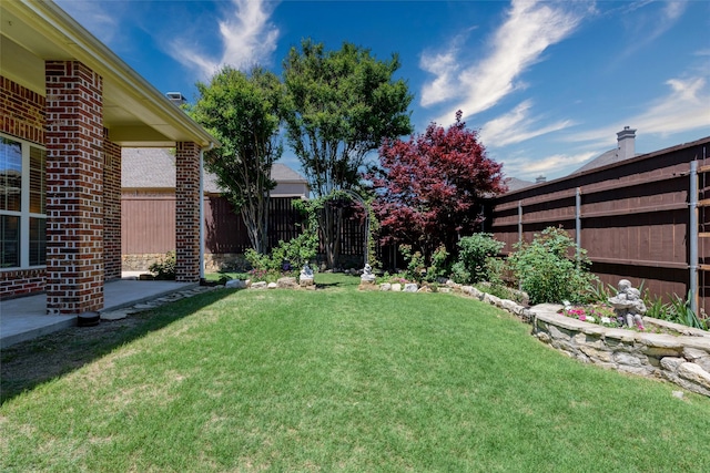 1814 Trinidad Ln, Allen, TX 75013 - view of yard featuring a patio