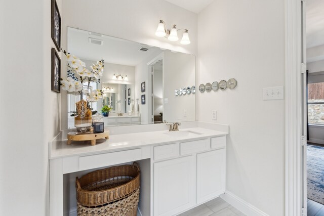 14326 Sedgegrass Dr, Frisco, TX 75033 - bathroom with vanity and baseboards