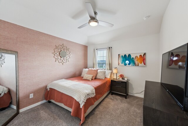 14326 Sedgegrass Dr, Frisco, TX 75033 - carpeted bedroom featuring baseboards and ceiling fan