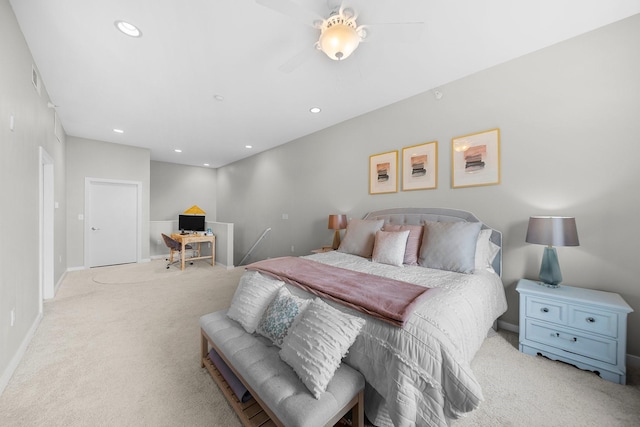 2608 Museum Way Unit 3417, Fort Worth, TX 76107 - bedroom featuring carpet flooring, recessed lighting, and baseboards