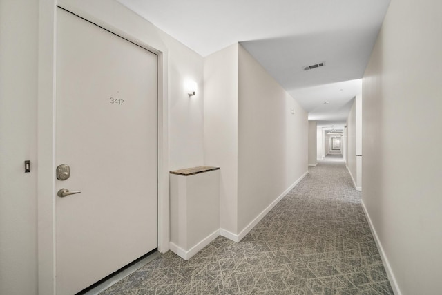 2608 Museum Way Unit 3417, Fort Worth, TX 76107 - corridor with carpet and baseboards