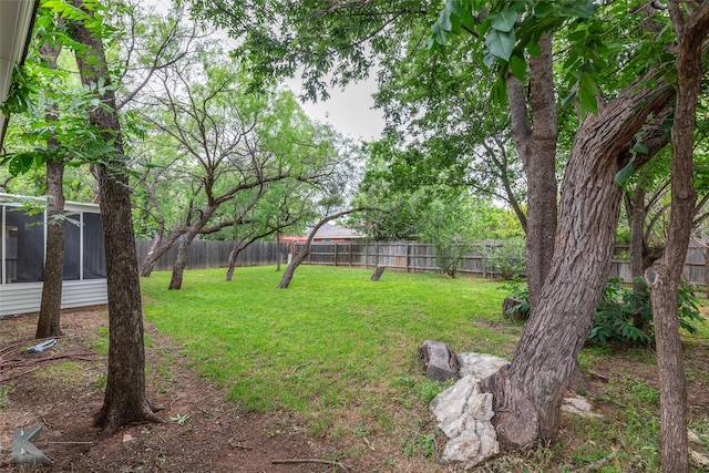 1518 Weavers Way, Abilene, TX 79602 - view of yard with a sunroom