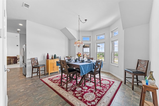 1114 Mount Ln, Rhome, TX 76078 - dining room featuring recessed lighting and baseboards