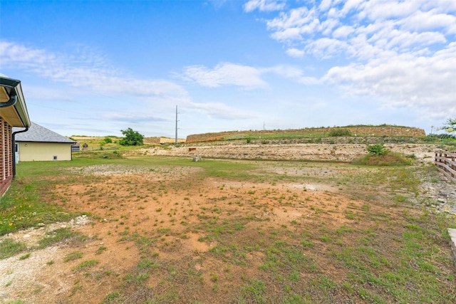 1114 Mount Ln, Rhome, TX 76078 - view of yard featuring a view of rural / pastoral area
