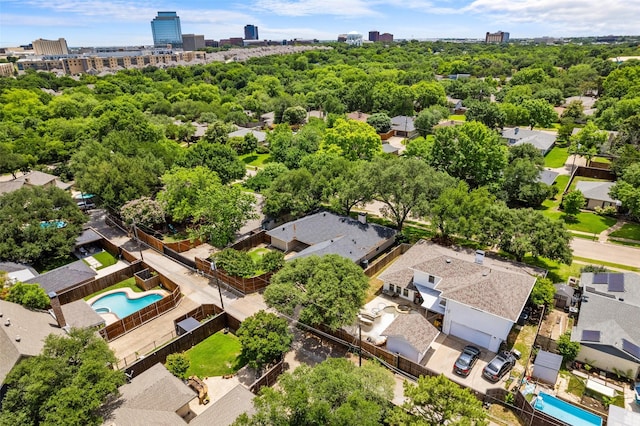 310 Northview Dr, Richardson, TX 75080 - bird's eye view of a pool area