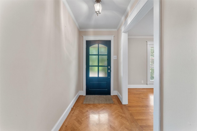 310 Northview Dr, Richardson, TX 75080 - entrance foyer with baseboards and ornamental molding