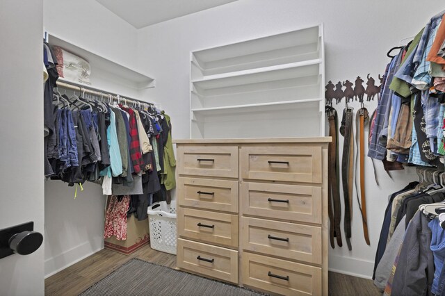 230 Silver Lakes Dr, Sunset, TX 76270 - spacious closet with wood finished floors