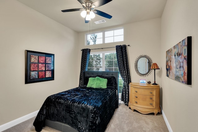 1102 Sunland Ct, Mansfield, TX 76063 - carpeted bedroom featuring baseboards and ceiling fan