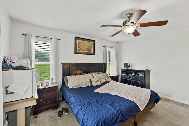 914 Glengarden St, Krum, TX 76249 - carpeted bedroom featuring baseboards and a ceiling fan
