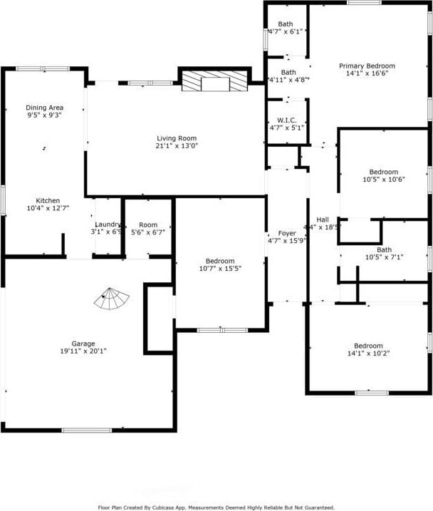 914 Glengarden St, Krum, TX 76249 - floor plan / room layout